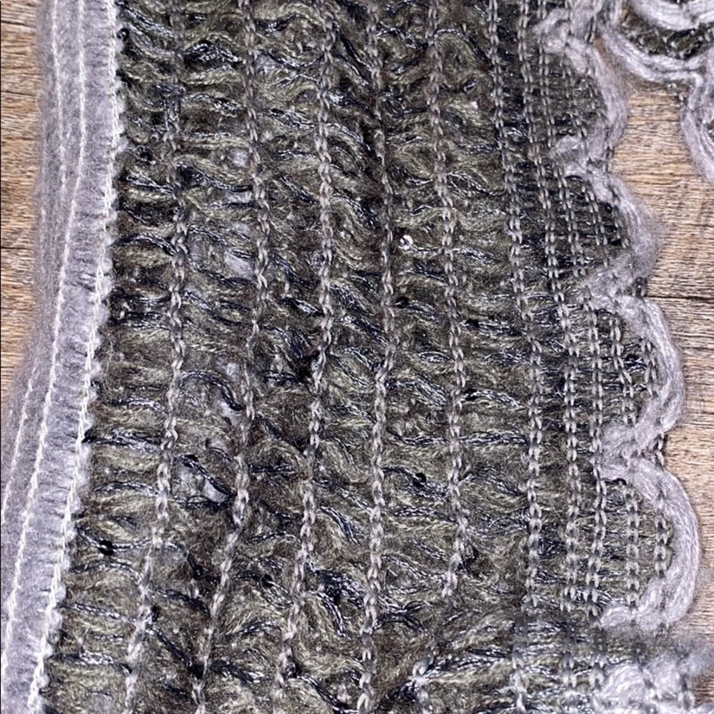 Silver Sequin Scarf